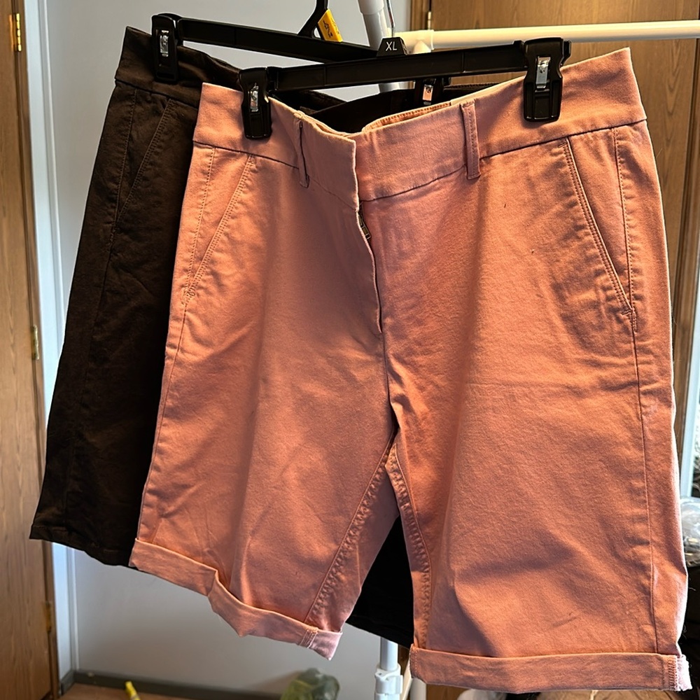 2 Pair Bermuda Roll Shorts